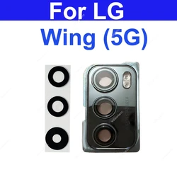 For LG Wing 5G LM-F100 Rear Lens Glass Frame Back Camera Glass Lens Cover Holder Replacement