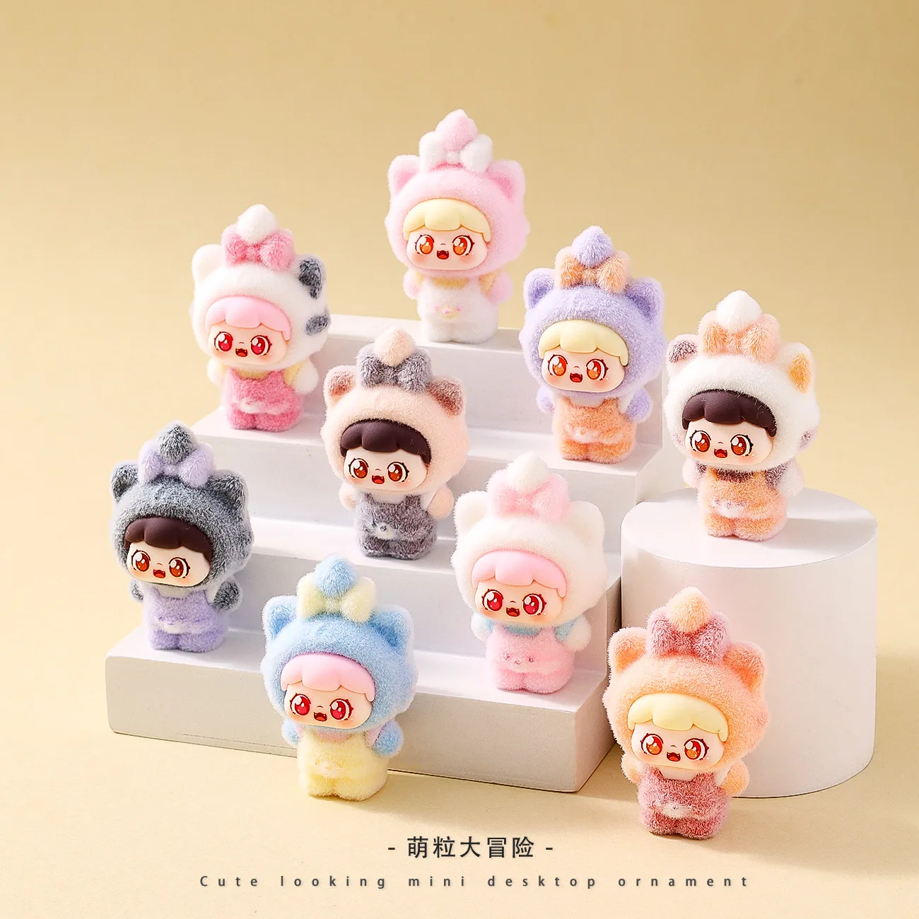 

9 pieces sweet little cute figurines for DIY small ornaments, office desk accessories, adorable little figurines