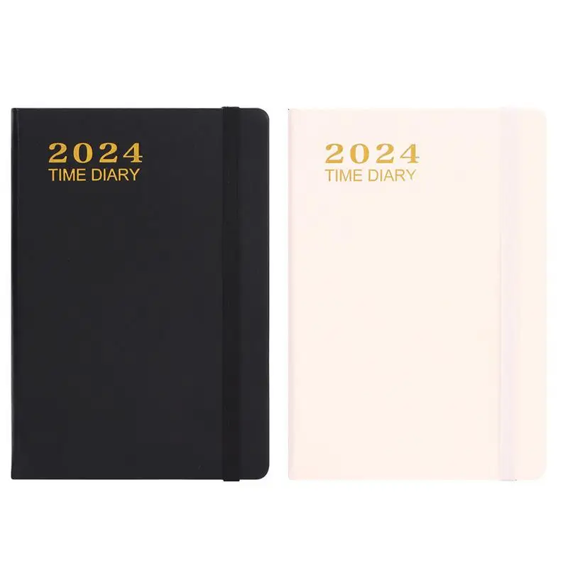 2024 Planner Book Notebook 365 Days Notepad Weekly Goal Habit Tracker Kawaii Agenda Planner Diary Schedules Home Accessories