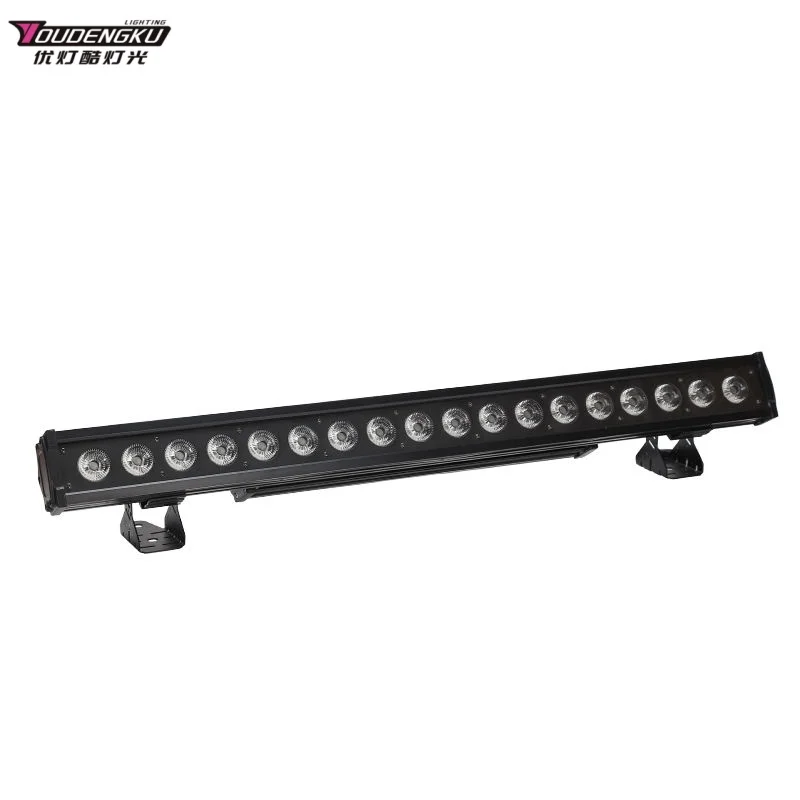 

8 pieces Waterproof IP65 led light bar 18x18W rgbwa uv 6in1 dmx bar wall washer outdoor christmas wall lights