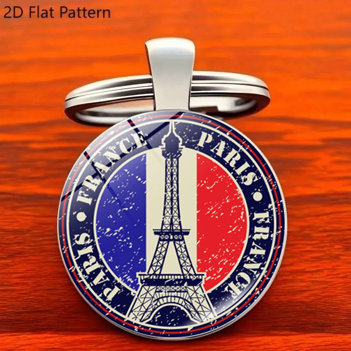 Paris Eiffel Tower Keychain, Durable Zinc Alloy Car Keyring, Birthday/Christmas Gifts for Women, Men, Travelers Travel Accessory