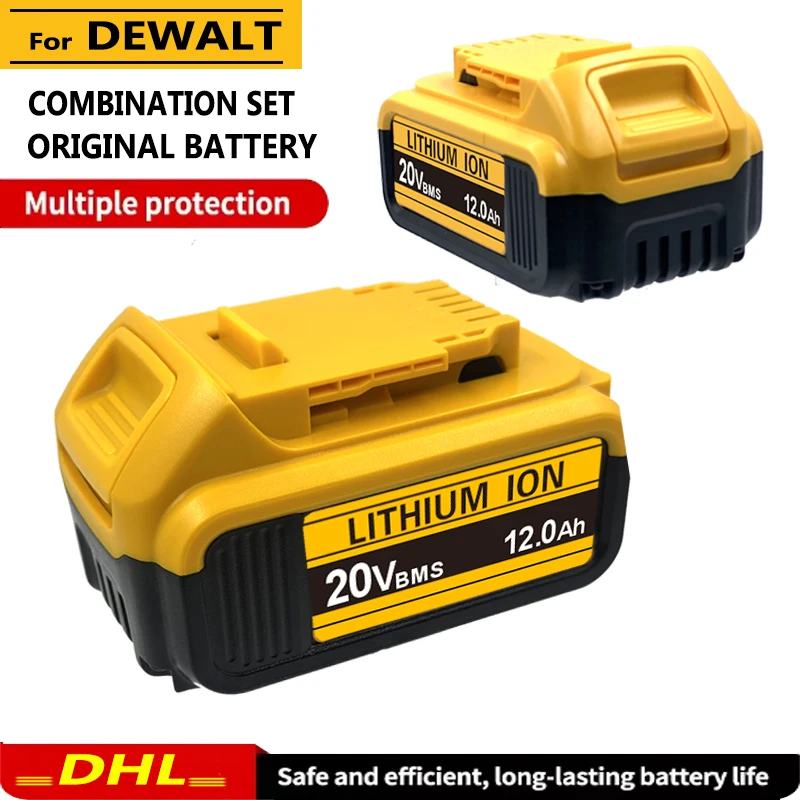 

.Для оригинального аккумулятора для инструментов Dewalt 20 В DCB206 DCB200 DCB201 18 В 20 В 6 Ач 8 Ач 12 Ач.Для аккумулятора для инструментов Dewalt 18 В 20 В.