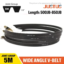 USA-Wide angle V-belt Joint Group 2/5M 500JB to 3/5M 850JB For Harbor Freight Lathe Drive Belt Transmission Triangle Belt