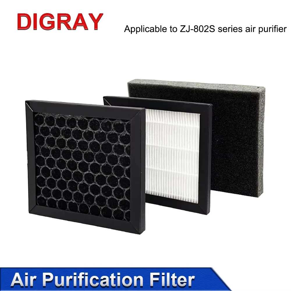 

DIGRAY ZJ-802S Portable Solder Fume Purifier Filter Element Filter Cotton Replacement Solder Fume Absorber Smoke Eliminator