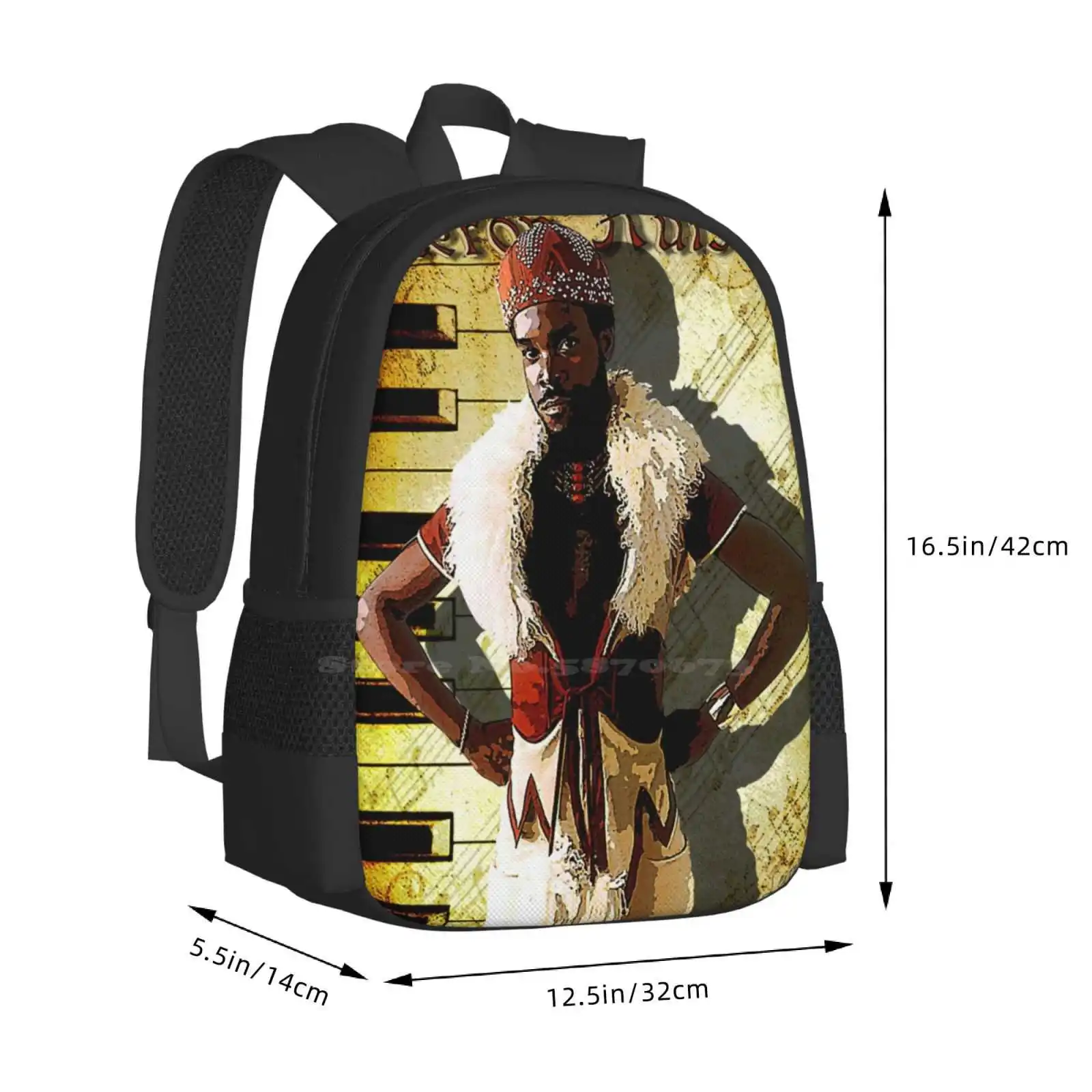 Leroy Hutson " Tribute " D-2 Pillows & 3D Print Design Backpack Student Bag R B Male