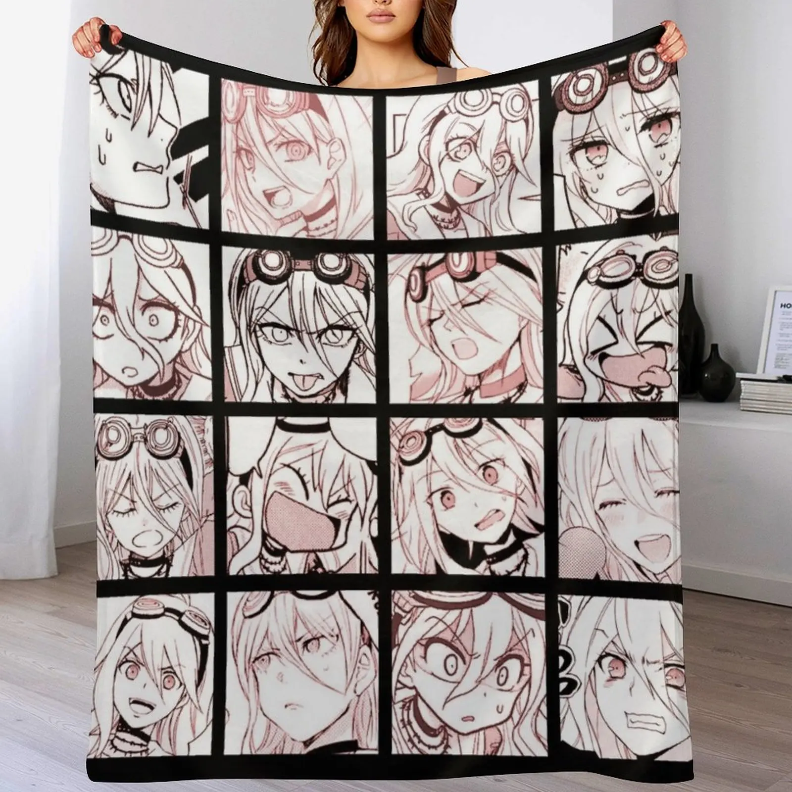 

Miu Manga Collection (Colored) Throw Blanket Hair manga Sleeping Bag Cute Blankets