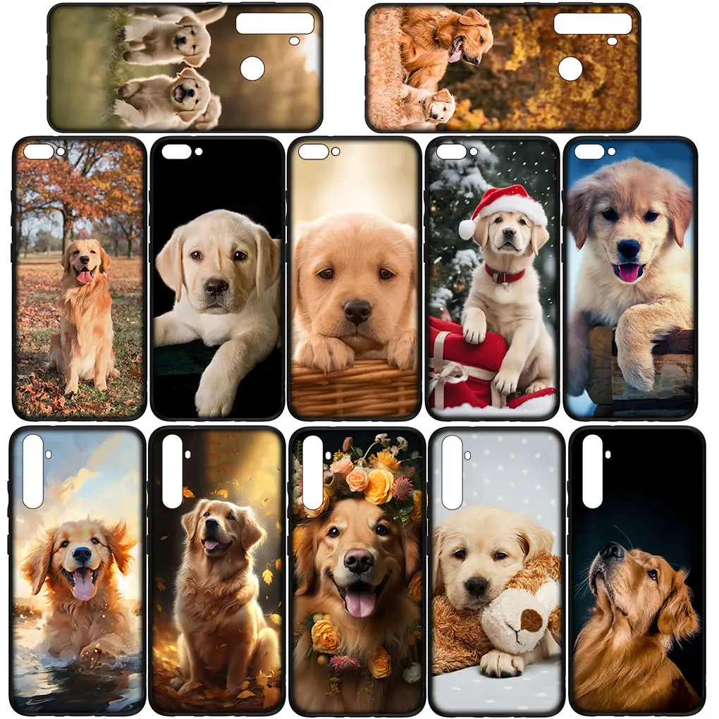 Golden Retriever Dog Pet Animal Phone Cover Case for Samsung Galaxy Note 20 Ultra 10 8 9 S10 Lite S9 A6 A8 Plus A9 Soft Casing