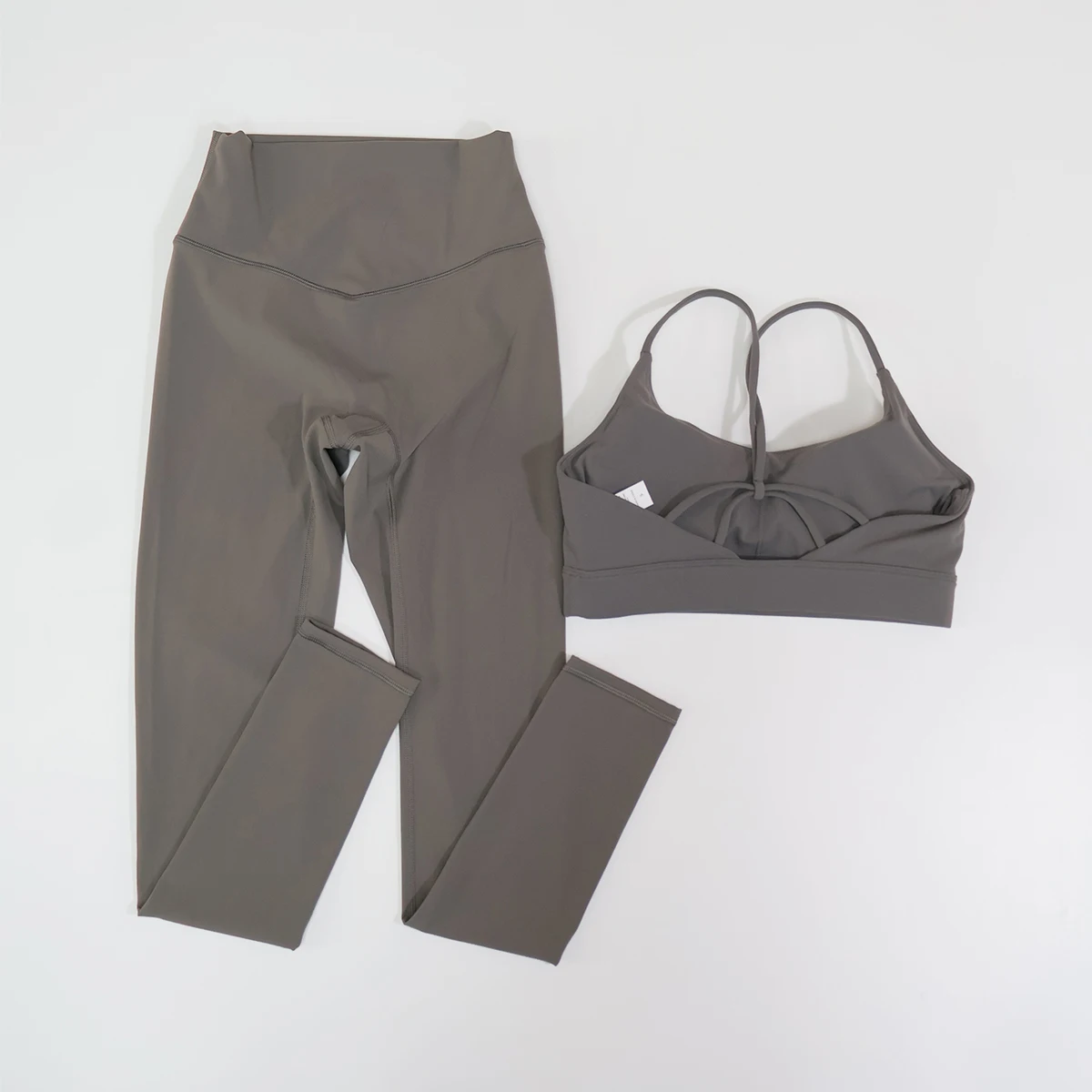 Neues Sommer-Sportset für Damen, 2-teilig, ärmellos, für Fitness und Yoga, mit hoher Taille, atmungsaktiv, eng anliegend, zweiteiliger Sportanzug für Frauen – Detail 19