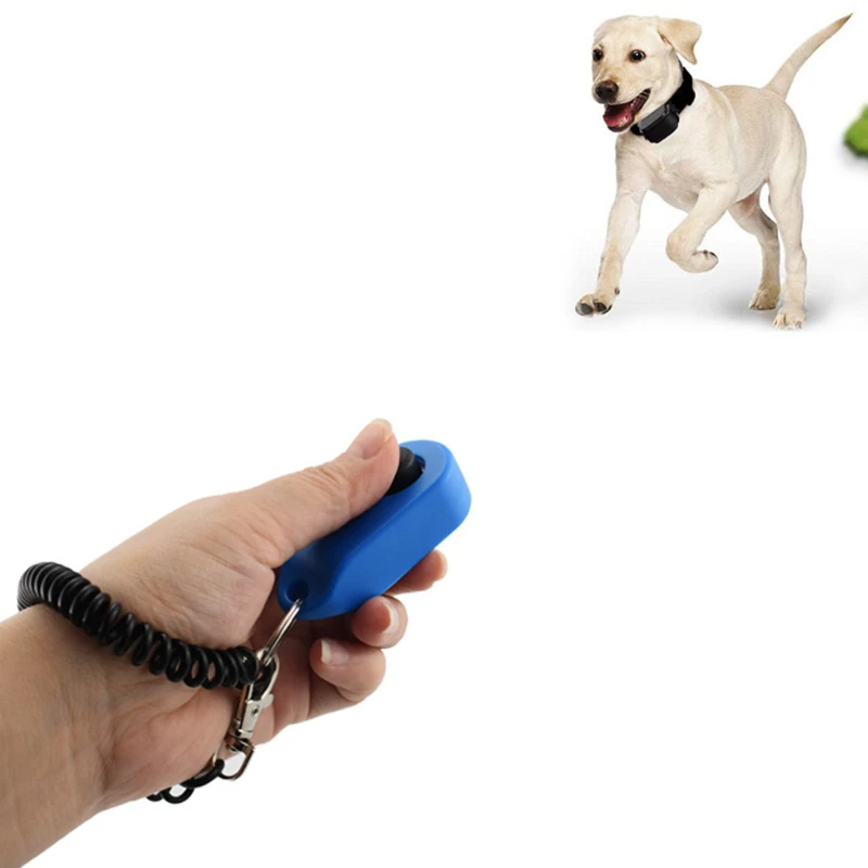 Dog Cat Pet  Training Clicker With Wrist Strap Training Supplies For Dogs Cats Pet Training Clicker Dog Supplies Dog Trainings