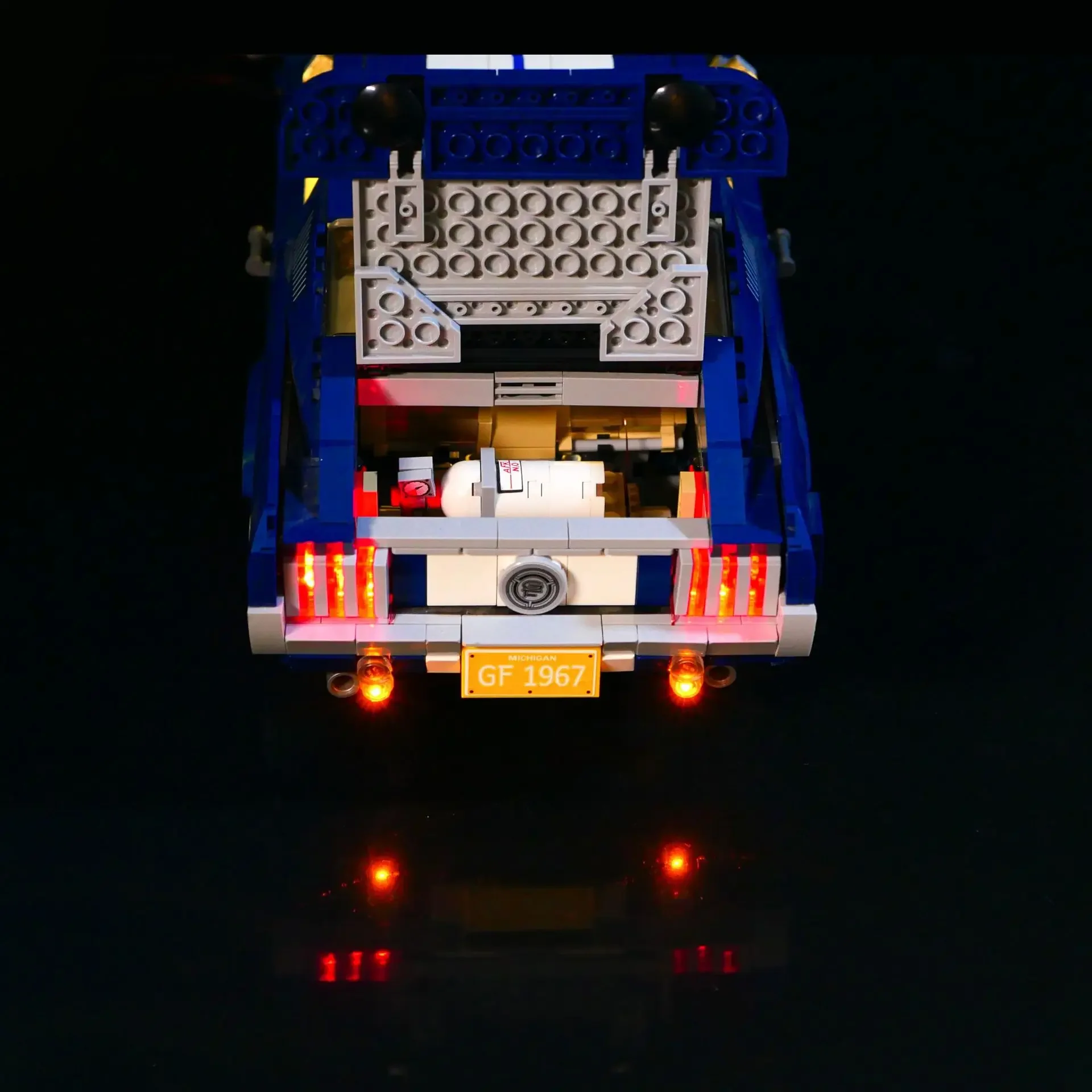Not Included Building Blocks LED Light Kit for Ford Mustang 10265 City Bricks DIY Lamp Toys Set