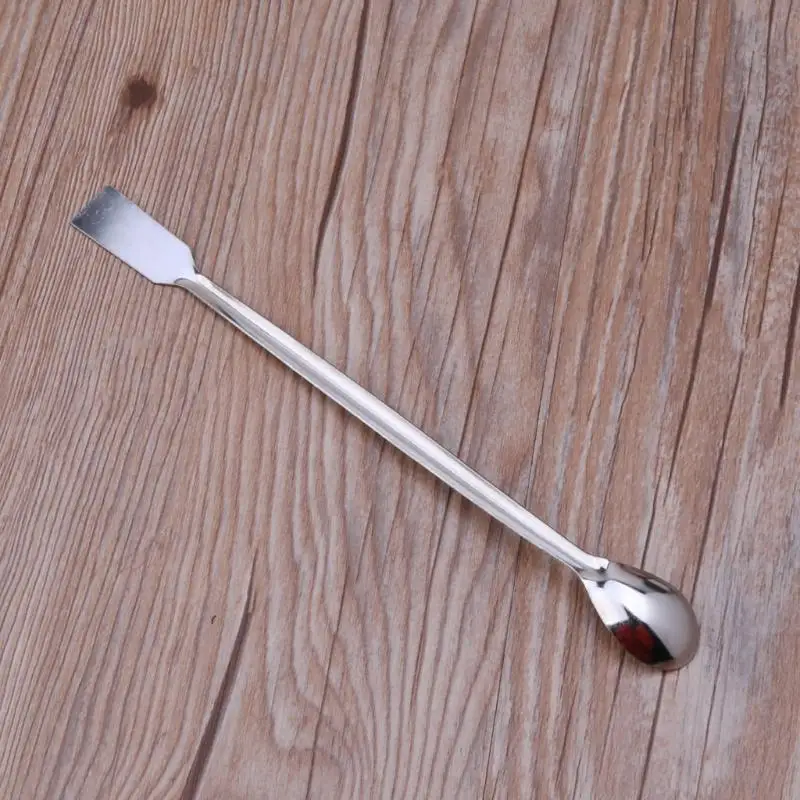 N0HE Square Spoons Long Handle Teaspoon Stirring Rod Spoon Melting Casting Refining