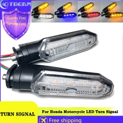 For Honda Motorcycle LED Flowing Turn Signal Daytime Running Light Two Color for 12V Honda Special Car Modification Turn Signal