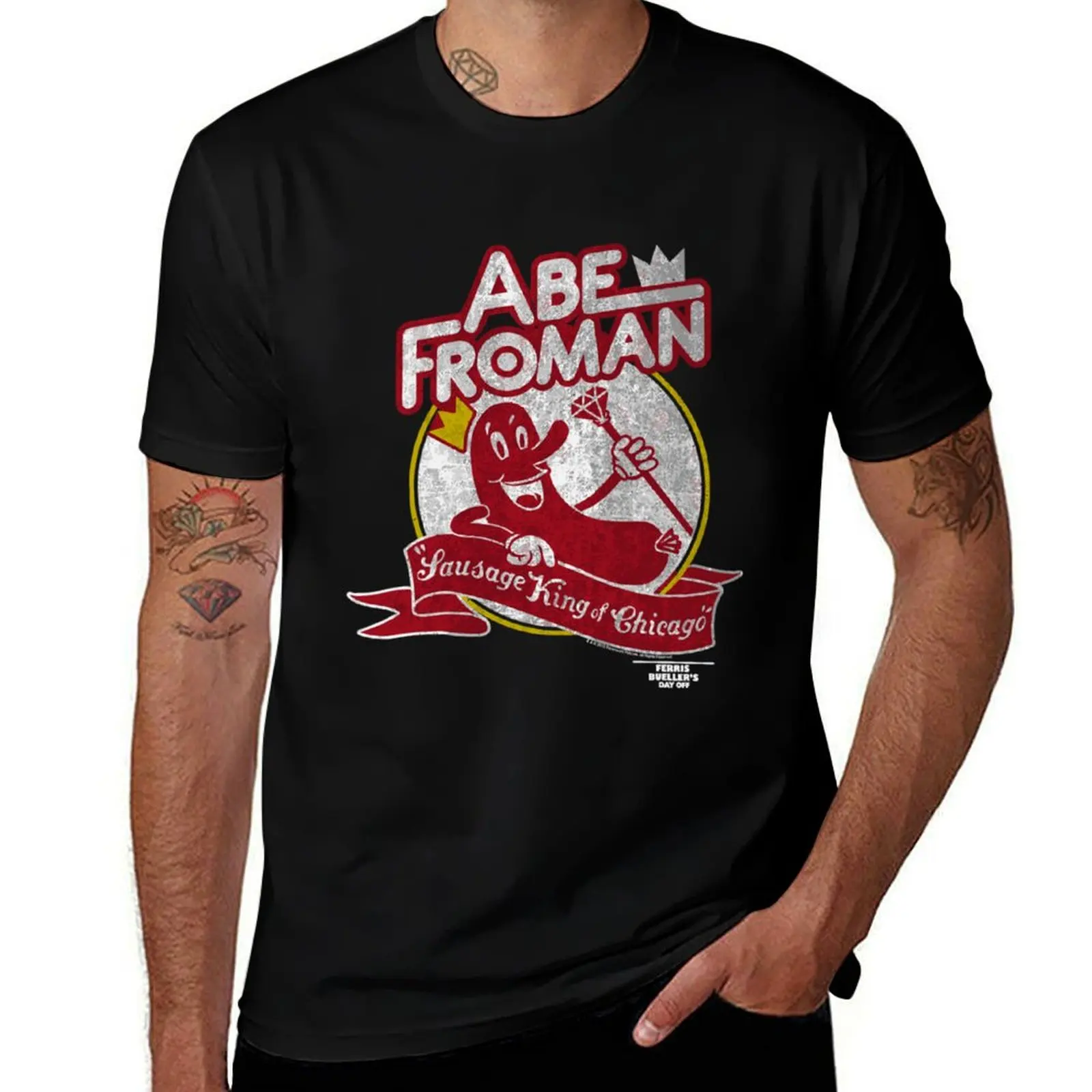 

Ferris Bueller Abe Froman T-Shirt man t shirt cotton man t shirt heavy cotton t shirts for man slim fit T-shirt
