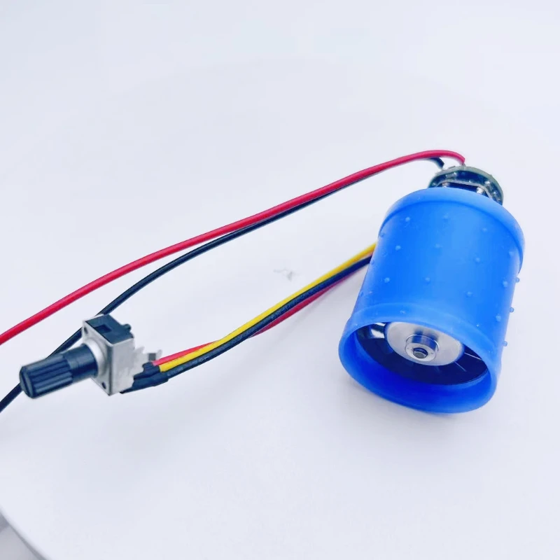 Mini motor sem escova dc 9/12/24v 3,5a 5a 100000rpm impulsor de liga de alumínio cnc de alta velocidade ventilador canalizado regulagem de velocidade contínua