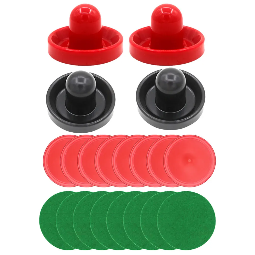 1 set di dischi da hockey ad aria, parti di ricambio in plastica premium per mini gioco da tavolo, protezione per superficie liscia a scorrimento rapido