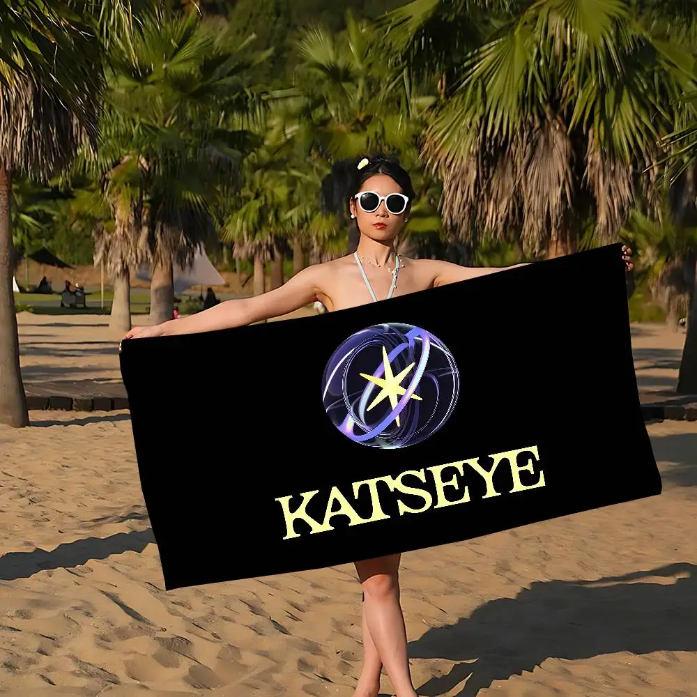 Pop Group K-Katseye Multinational Big Microfiber Beach Towels Quick Dry Towel Sand Beach Towels Pool Towel for Travel Swim