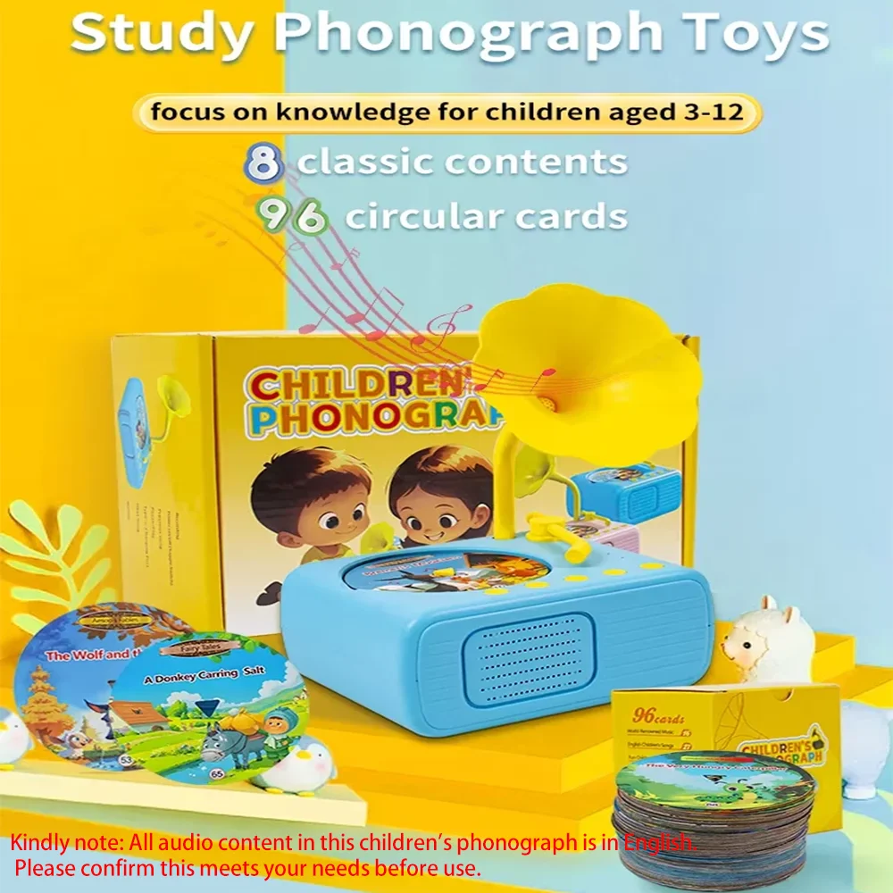 Inteligentny fonograf do wczesnej edukacji dla dzieci (3-12 lat)