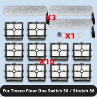 Compatible For ( Tineco Floor One Switch S6 / Stretch S6 ) Spare Parts Accessories Roller Brush Hepa Filter