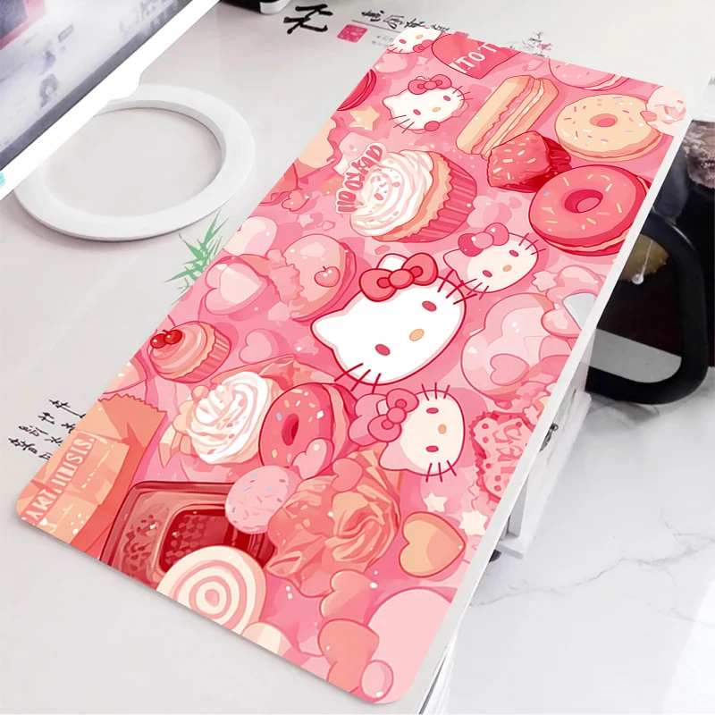 

Anime Gaming Speed Mouse Pad Hello Kitty Gamer Large Mouse Mat Keyboard Mousepad Computer Desk Mat