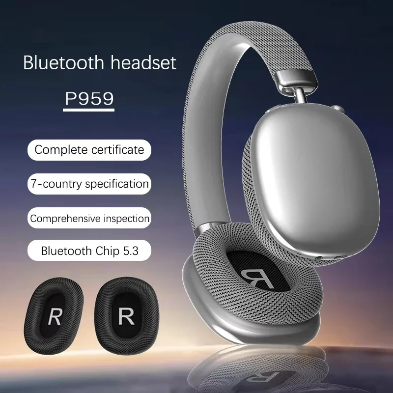 P959 Wireless Bluetooth 5.3Headphones Noise Cancelling Earphones Mic Sports Gaming TF Card Slot Headset for Outdoor Fitne