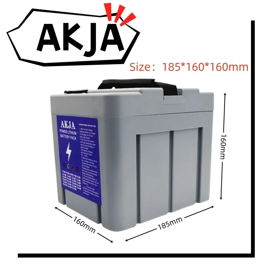 Air Fast Transport Nieuwe Full Capacity Power 18650 Lithium Batterij 72v20ah-40ah Lithium Batterij Geschikt Voor 250-2000W