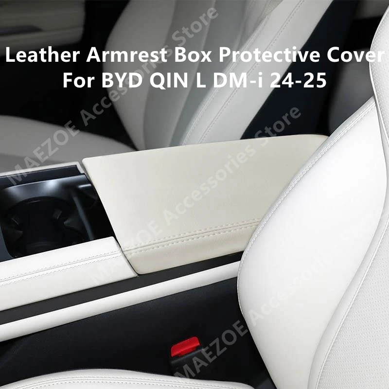 

Для BYD QIN L DM-i 24-25 кожаный подлокотник, защитный чехол, аксессуары для модификации интерьера автомобиля, ремонт