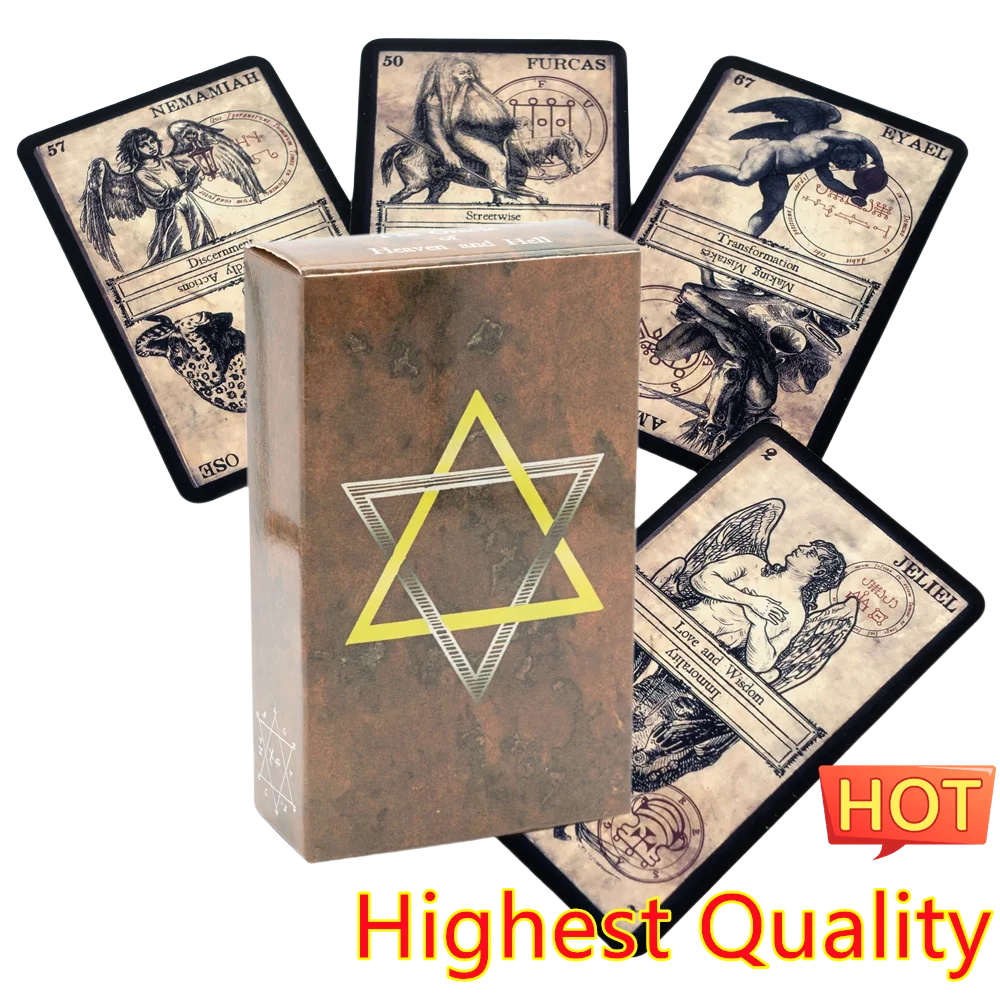 Future Heaven And Hell Oracle Tarot Cards con 6 Guide Cards Spirit Decks giochi di carte per la famiglia tarocchi carte Oracle