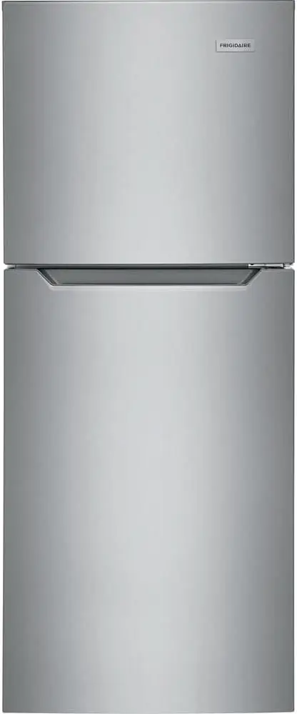 11.6 Cu. Ft. Compact ADA Top Freezer Refrigerator in Brushed Steel with Electronic Control Panel, Reversible Door Swing, ENERGY