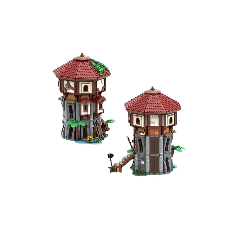 2059 Pezzi Torre Carceraria Personalizzabile MOC, Blocchi Modulari Personalizzabili, Design Creativo, Giocattolo Educativo Fai-da-te, Regalo per Festival