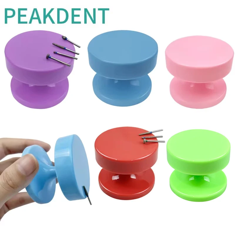 

Dental Emery Bur Grinding Head Magnetic Suction Tool Tray Magnet Suction Cup Bur Holder Plate Dentistry Drills Adsorption Base