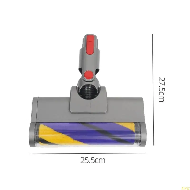 A0NC الأخضر LED الغبار التصور فراغ مرفق لنماذج عجلة فرشاة رئيس جهد الحيوانات الأليفة الشعر التنظيف العميق #6