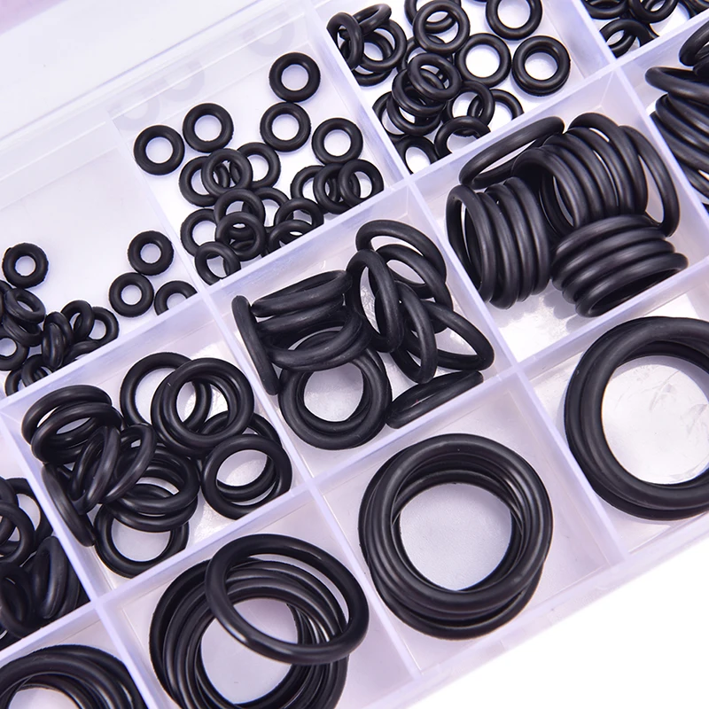200Pcs/Set O Ring kit hydrolock Rubber O-Rings Washer Gasket Sealing Assortment