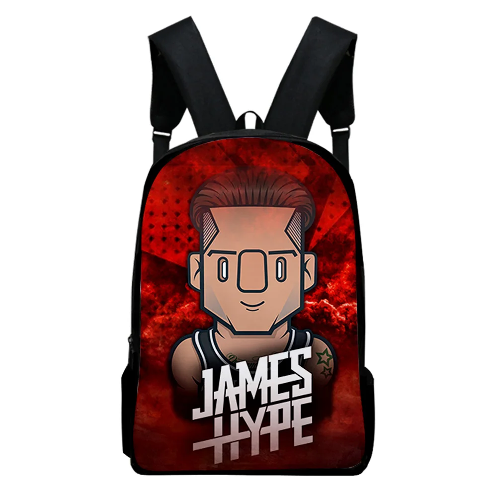 James Hype music fans schoolbag camp Backpack Travel  Backpack gym Backpack sport Backpack lunch bags beach bags