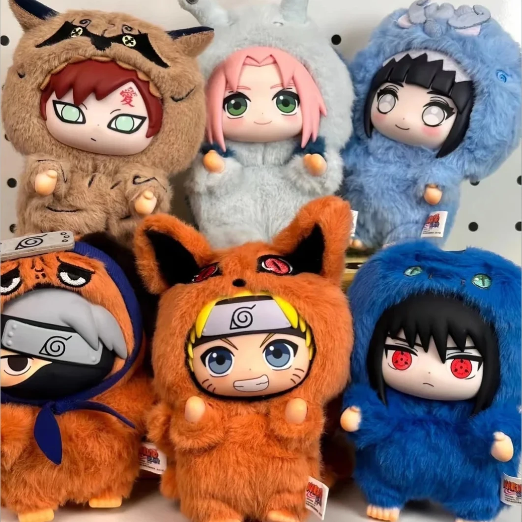 

In-Stock Naruto Shippuden Cute Beast Party Vinyl Plush Blind Box Series New Style Figures Bag Pendant Decoration Birthday Gifts