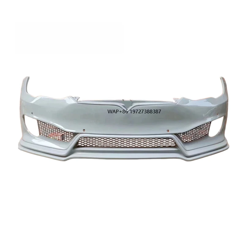 The PD Style Front and Rear Bumper Side Skirt Spoiler Body Kit Is Suitable for Model S.