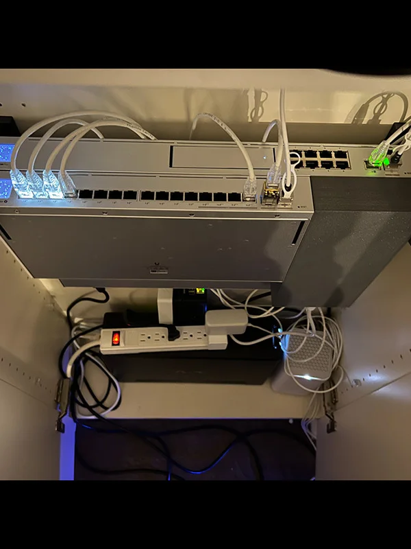 Soporte de Montaje en Rack de 19 Pulgadas para Ubiquiti Unifi USW pro Max 16 POE, Instalación sin Herramientas, Caja de Almac...
