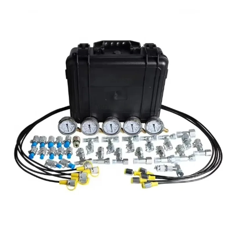 Pressure Test Kit Hydraulic Testing Equipment with Digital Pressure Gauge for Various Applications