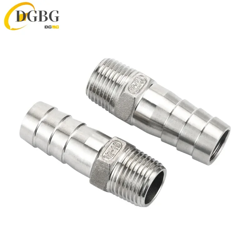 Hose Barb Connector 304 Stainless Steel 1/8