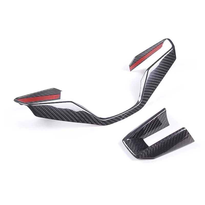 

Dry Carbon Fiber Wheel Decorative Frame Panel Dry Carbon Fiber For Macan 2022-2023 Interior Accessories