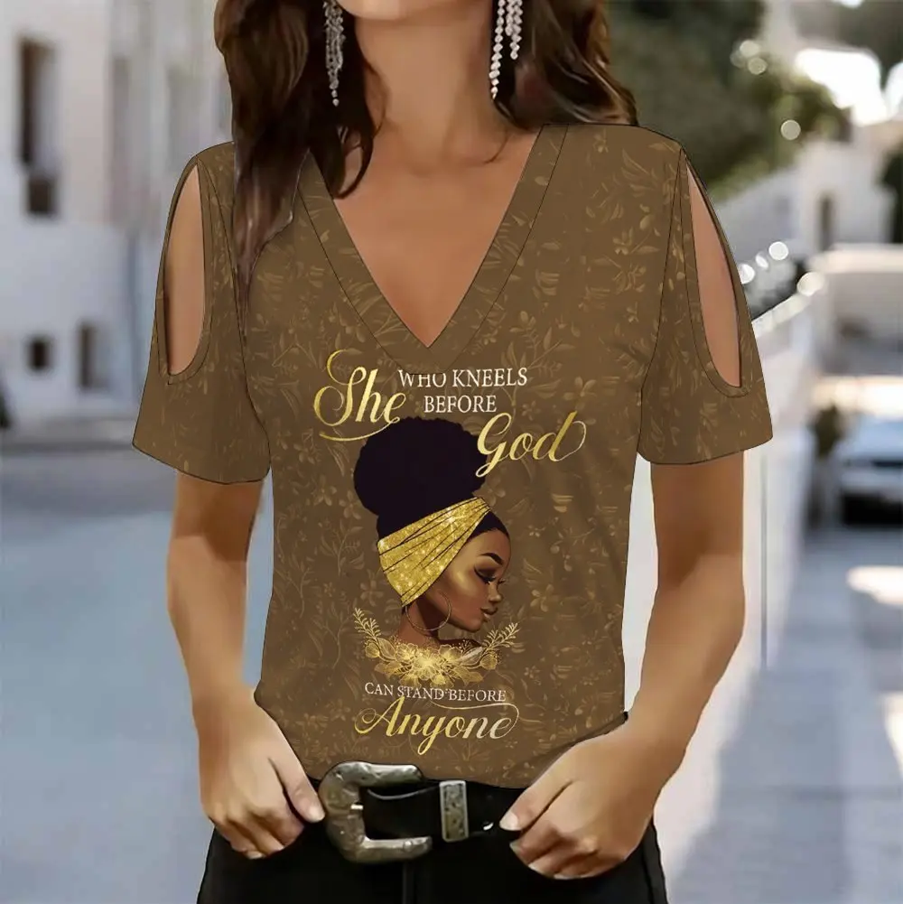 Women Leopard Snake Print Cold Shoulder Blouse V Neck Short Sleeve Casual Summer Tops