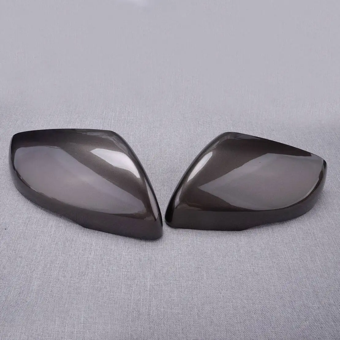 

1 пара коричневых автомобильных передних левых и правых боковых зеркал из АБС-пластика, накладка, подходит для Ford Edge 2015 2016 2017 2018 2019 2020 2021