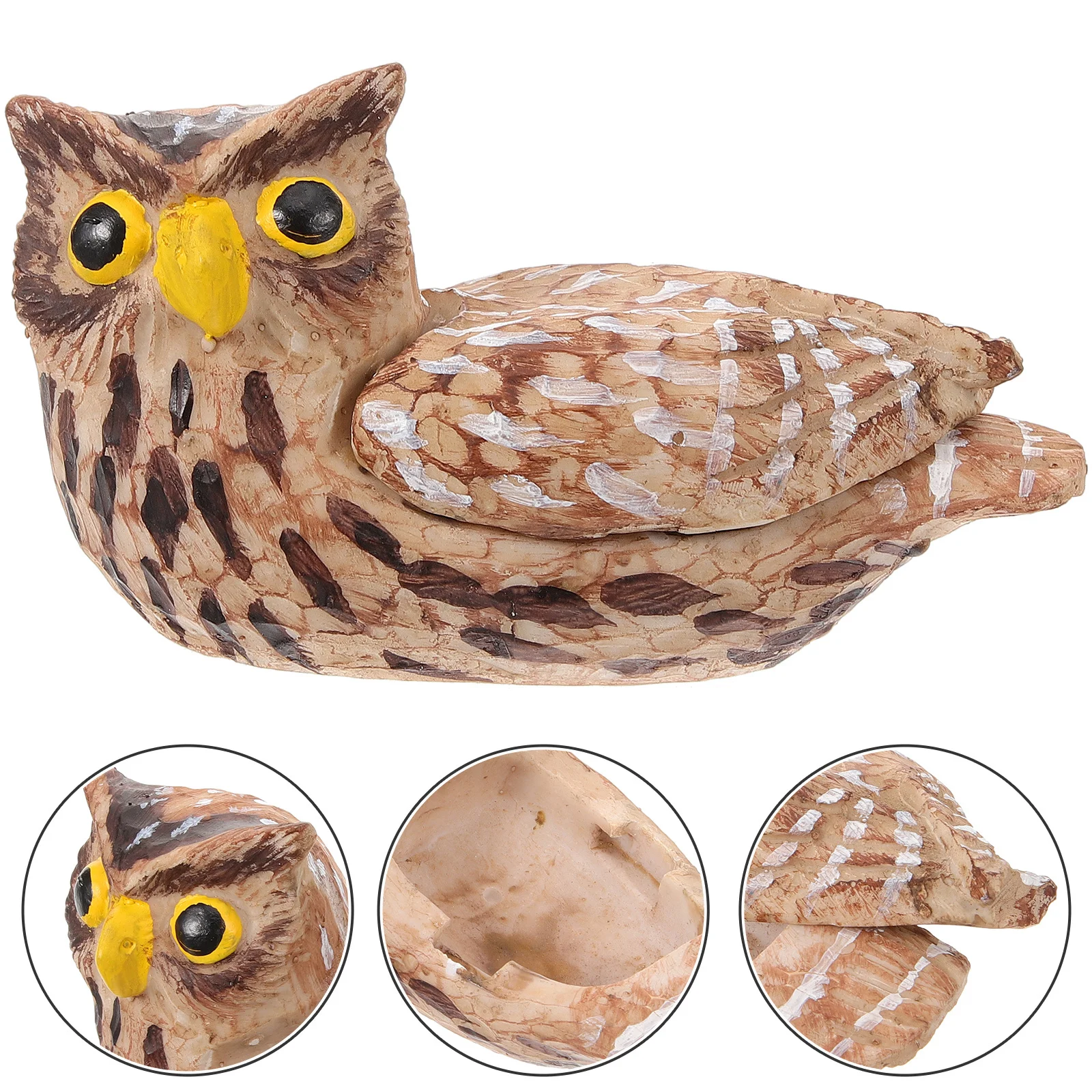 

Outdoor Key Hider Resin Garden Ornament Safe for Keys Cash Small Items Storage Animal Key Hider Outdoor Spare Keys Storage Case