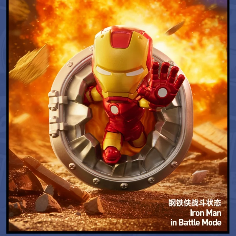 Popmart Marvel Across The Infinite Series Figures Blind Box Marvel Figurine Doll تمثال لطيف لتزيين سطح المكتب هدية عيد ميلاد #6