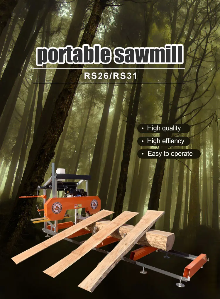 Wood Cutting Electric Saw Mill Wood Saw Machines Band Portable Sawmill