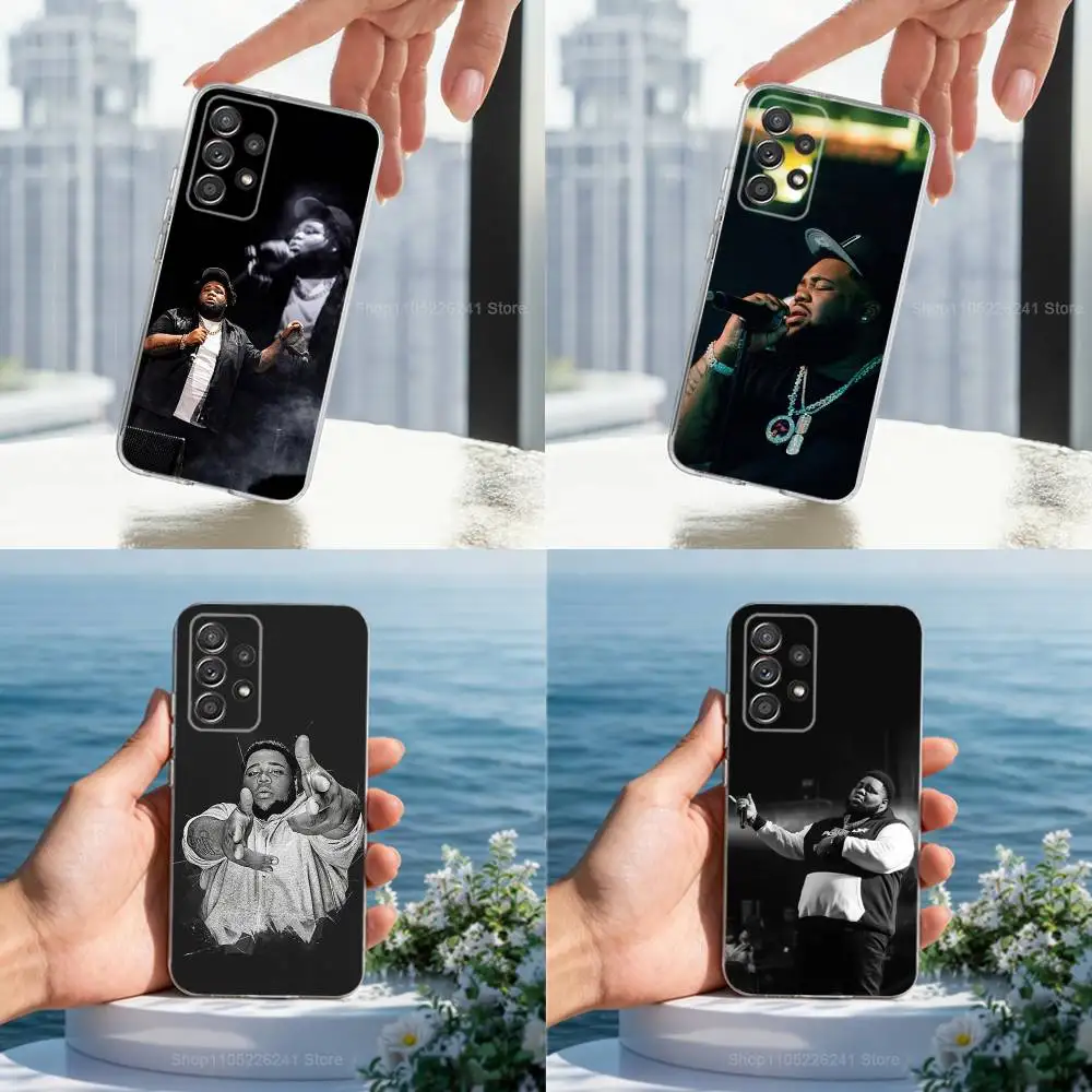 

Singer R-Rod W-Wave Cool Phone Case For Samsung A51,71,30,S21,10,20,Ultra,FE,Lite, S22,23,9,PIus,Transparent, Silicone