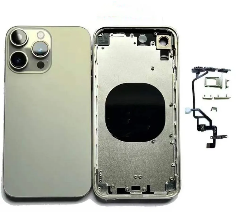 housing For XR Like 15 Pro Housing XR Up To 15 Pro Housing Back DIY Back Cover Housing Battery Middle Frame Replacement Chassis