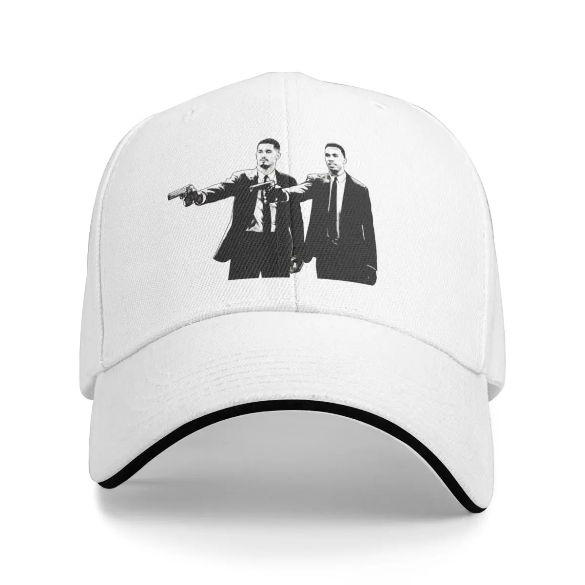 Baseball Caps William Saliba & Gabriel Magalhﾣes Pulp Fiction Style Graphic Female Male Outdoor Summer Caps