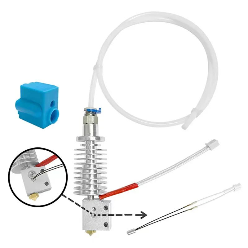 For Anycubic Kobra Max/Plus Nozzle Printed Head Hotend Silver For Kobra Max/Plus/Vyper-N36R