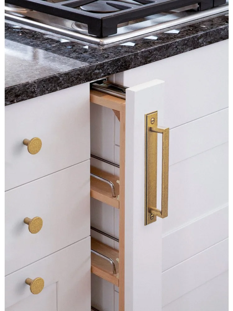 Goo-Ki 6 Pack Champagne Bronze Cabinet Pulls Antiqur Brass Zinc Alloy Cabinet Knobs with Backplate for Dresser,Wardrobe,Cupboard