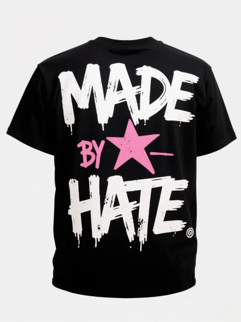 

2025 hot summer men's T-shirt printed trendy T-shirt fashionable comfortable versatile and casual